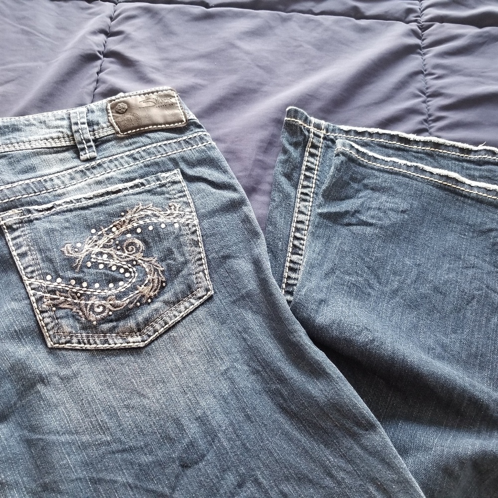 Silver jeans